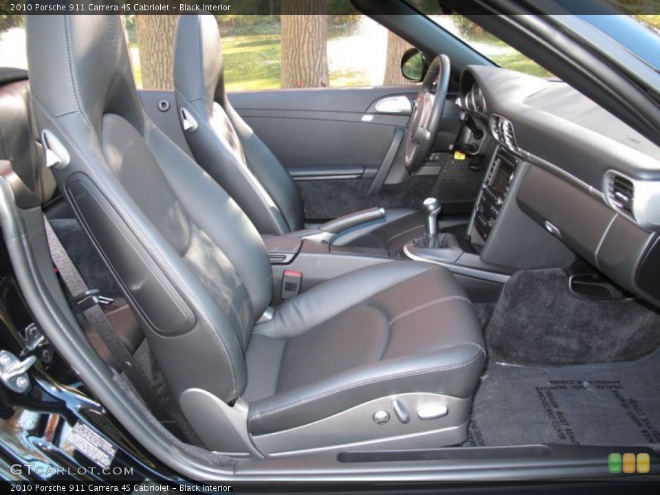 Black Interior Photo for the 2010 Porsche 911 Carrera 4S Cabriolet #72571524