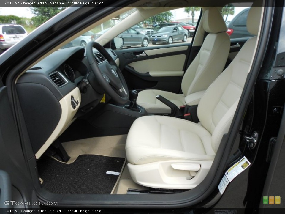 Cornsilk Beige Interior Photo for the 2013 Volkswagen Jetta SE Sedan #72571617