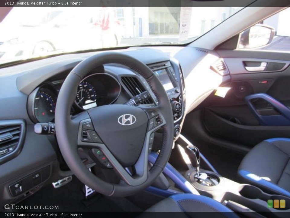 Blue Interior Photo for the 2013 Hyundai Veloster Turbo #72572913