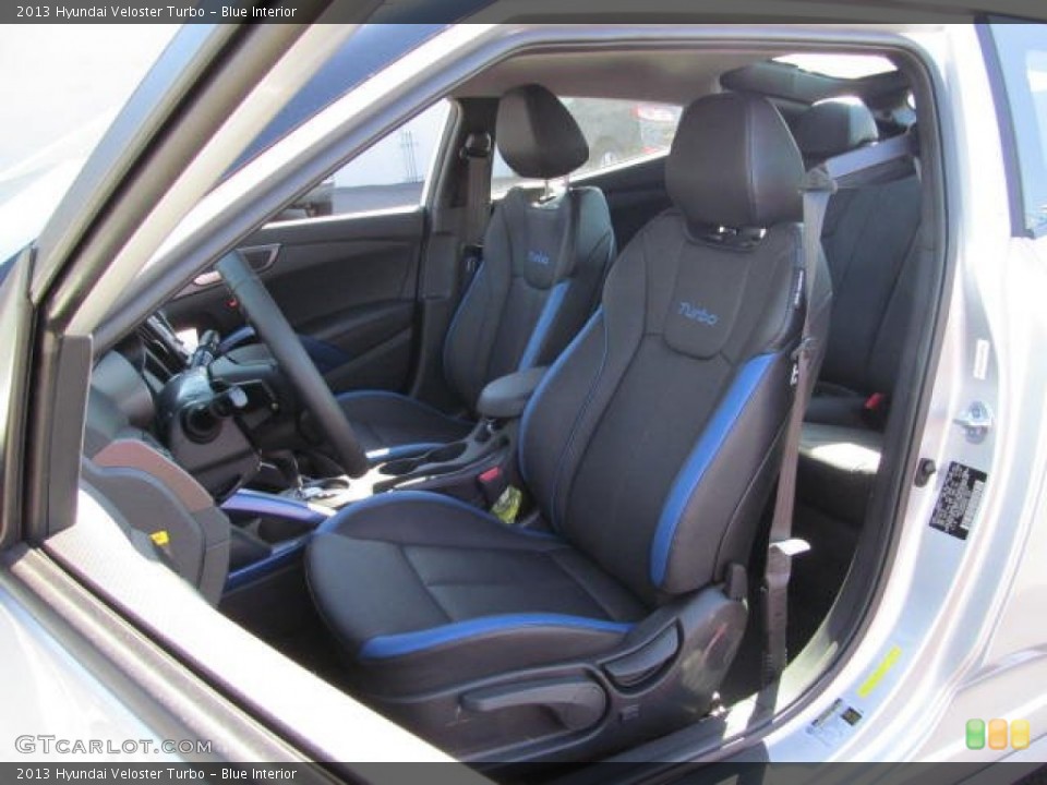Blue Interior Photo for the 2013 Hyundai Veloster Turbo #72572958