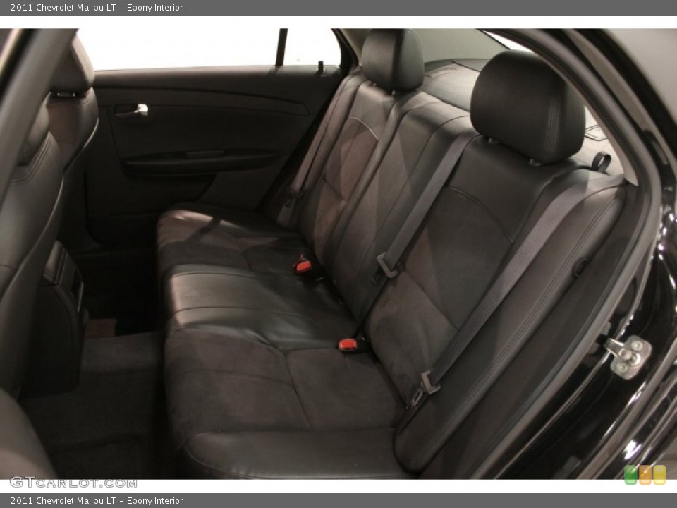 Ebony Interior Rear Seat for the 2011 Chevrolet Malibu LT #72576705
