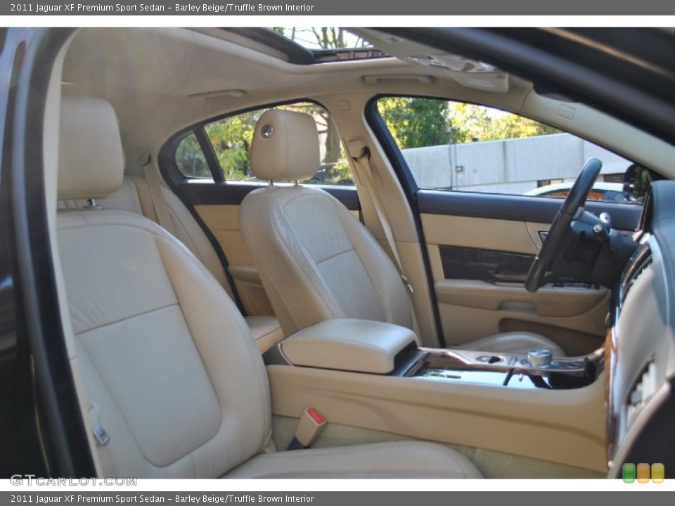 Barley Beige/Truffle Brown Interior Photo for the 2011 Jaguar XF Premium Sport Sedan #72578344