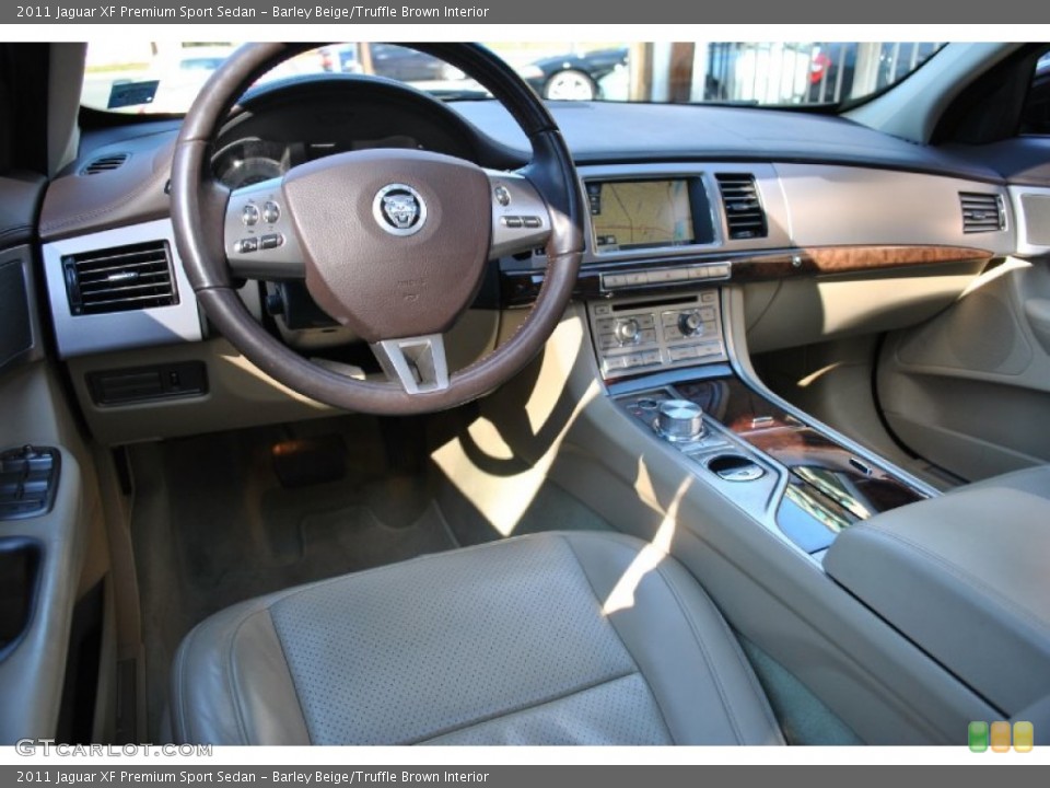 Barley Beige/Truffle Brown Interior Prime Interior for the 2011 Jaguar XF Premium Sport Sedan #72578537