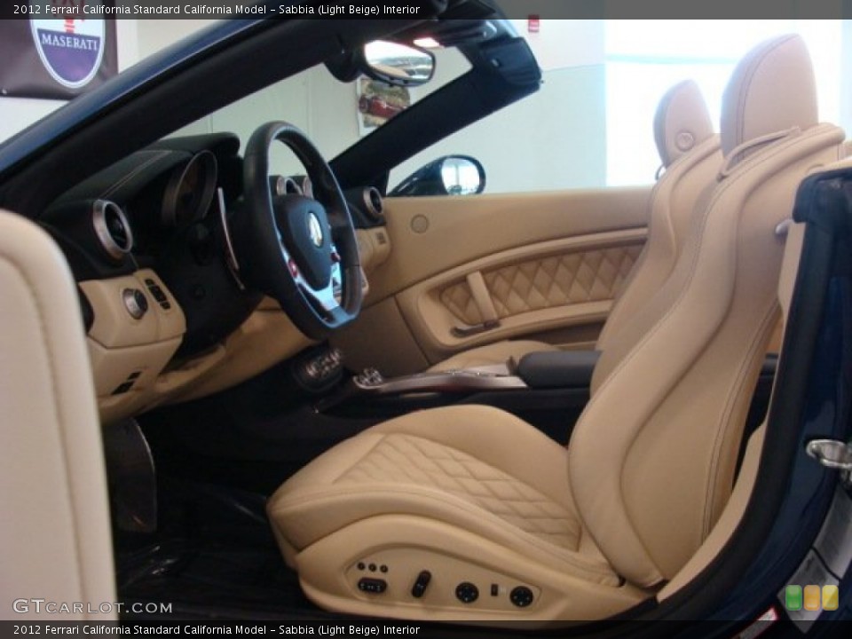 Sabbia (Light Beige) Interior Photo for the 2012 Ferrari California  #72579508