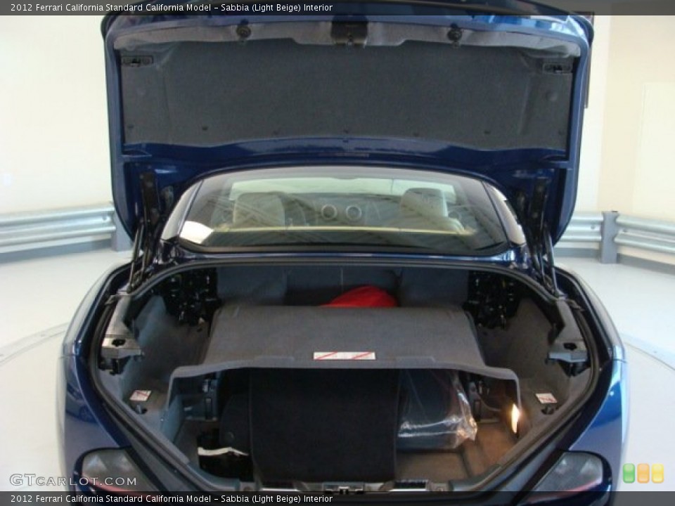 Sabbia (Light Beige) Interior Trunk for the 2012 Ferrari California  #72579794