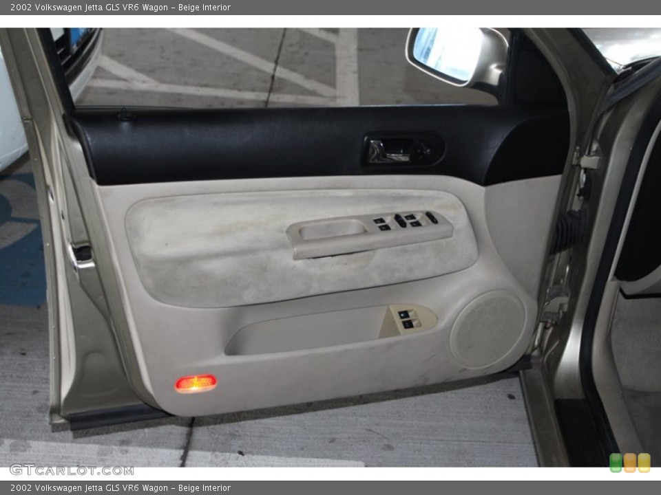 Beige Interior Door Panel for the 2002 Volkswagen Jetta GLS VR6 Wagon #72583197