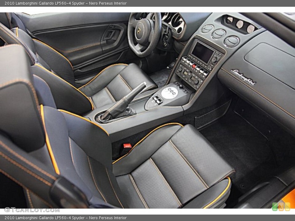 Nero Perseus Interior Photo for the 2010 Lamborghini Gallardo LP560-4 Spyder #72584907