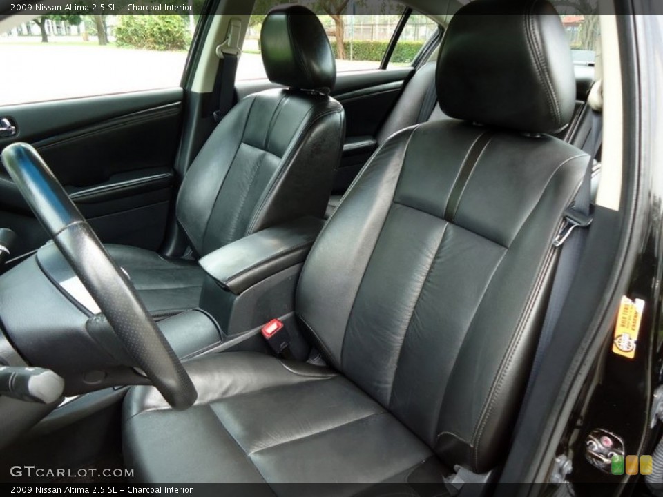 Charcoal Interior Front Seat for the 2009 Nissan Altima 2.5 SL #72587052