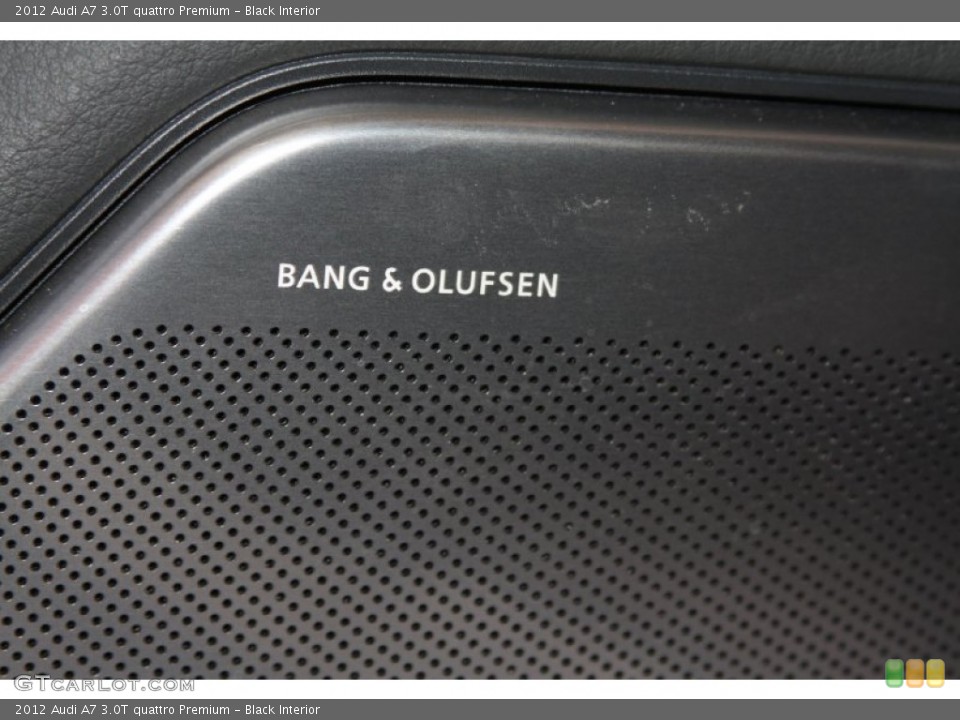 Black Interior Audio System for the 2012 Audi A7 3.0T quattro Premium #72589956