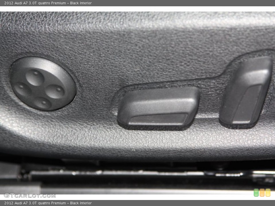 Black Interior Controls for the 2012 Audi A7 3.0T quattro Premium #72589992
