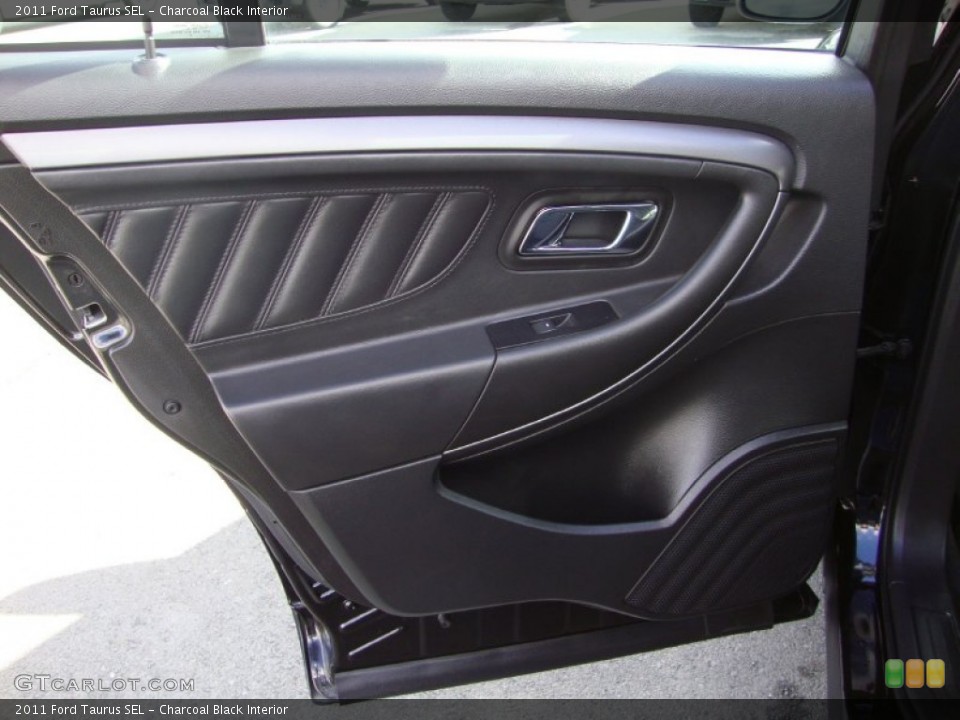 Charcoal Black Interior Door Panel for the 2011 Ford Taurus SEL #72590907