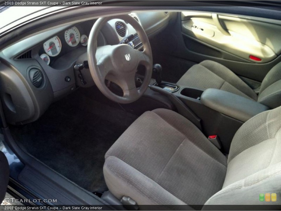 Dark Slate Gray Interior Prime Interior for the 2003 Dodge Stratus SXT Coupe #72592537