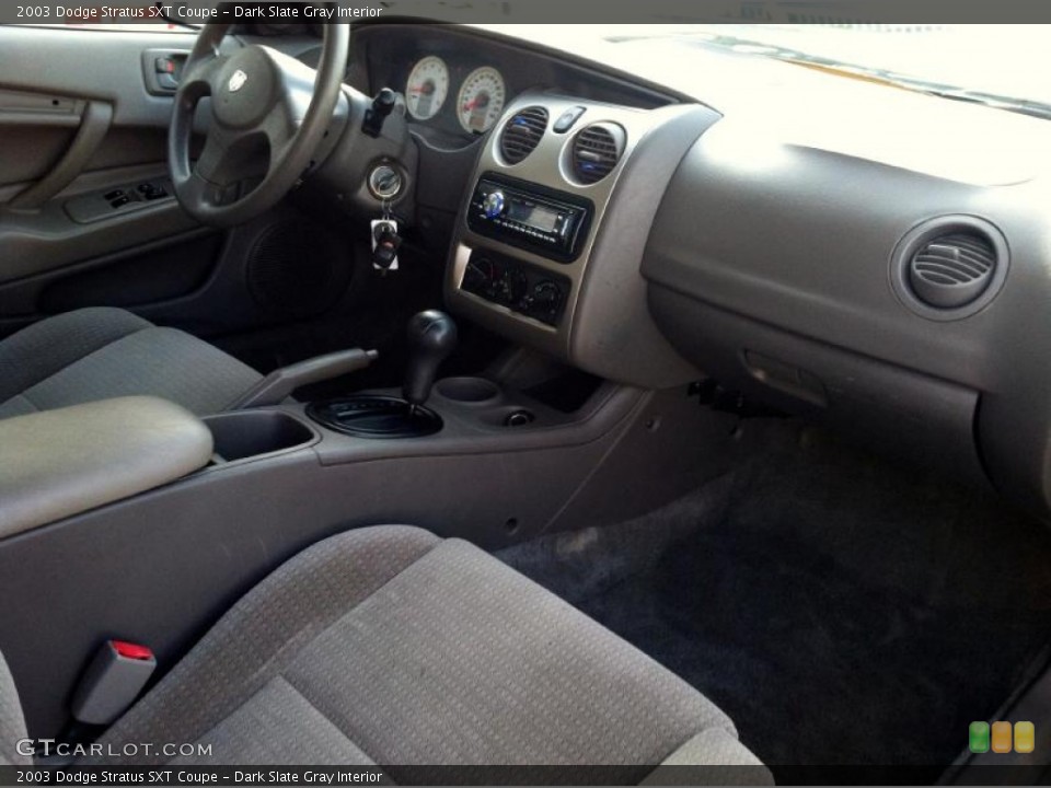 Dark Slate Gray Interior Dashboard for the 2003 Dodge Stratus SXT Coupe #72592563