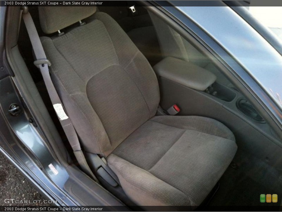 Dark Slate Gray Interior Front Seat for the 2003 Dodge Stratus SXT Coupe #72592578