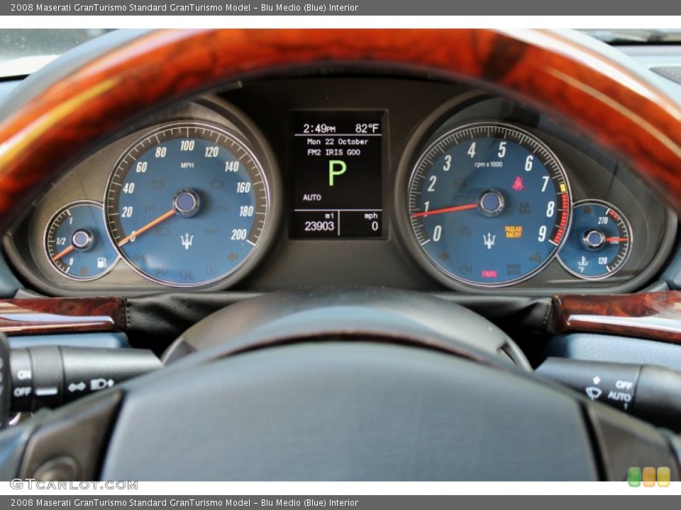 Blu Medio (Blue) Interior Gauges for the 2008 Maserati GranTurismo  #72595473