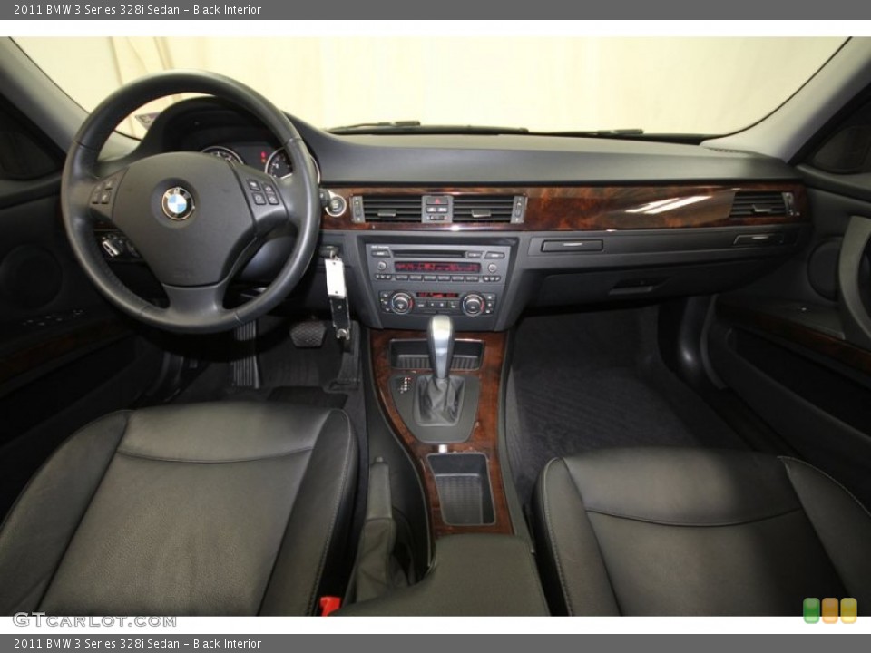 Black Interior Dashboard for the 2011 BMW 3 Series 328i Sedan #72603006