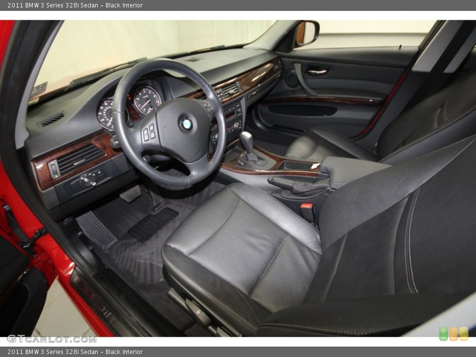 Black Interior Prime Interior for the 2011 BMW 3 Series 328i Sedan #72603209