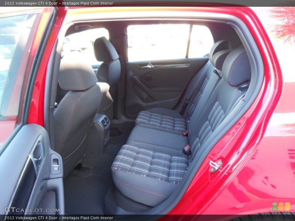 Interlagos Plaid Cloth Interior Photo for the 2013 Volkswagen GTI 4 Door #72607249