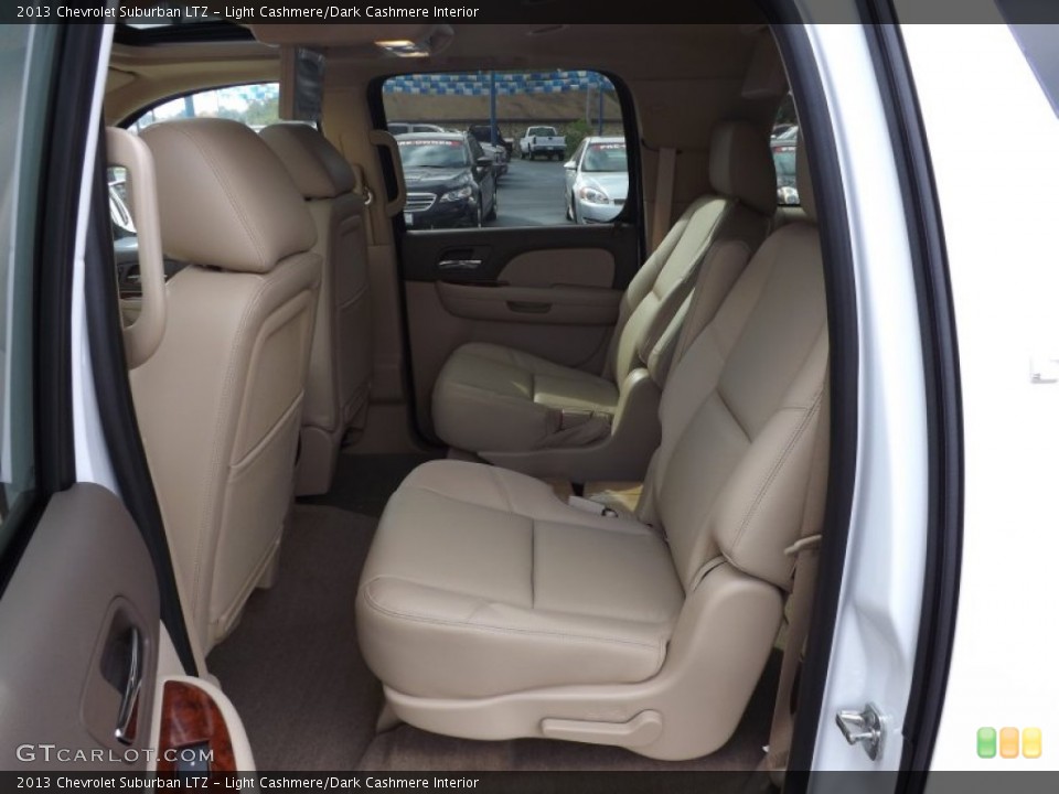 Light Cashmere/Dark Cashmere Interior Rear Seat for the 2013 Chevrolet Suburban LTZ #72607385