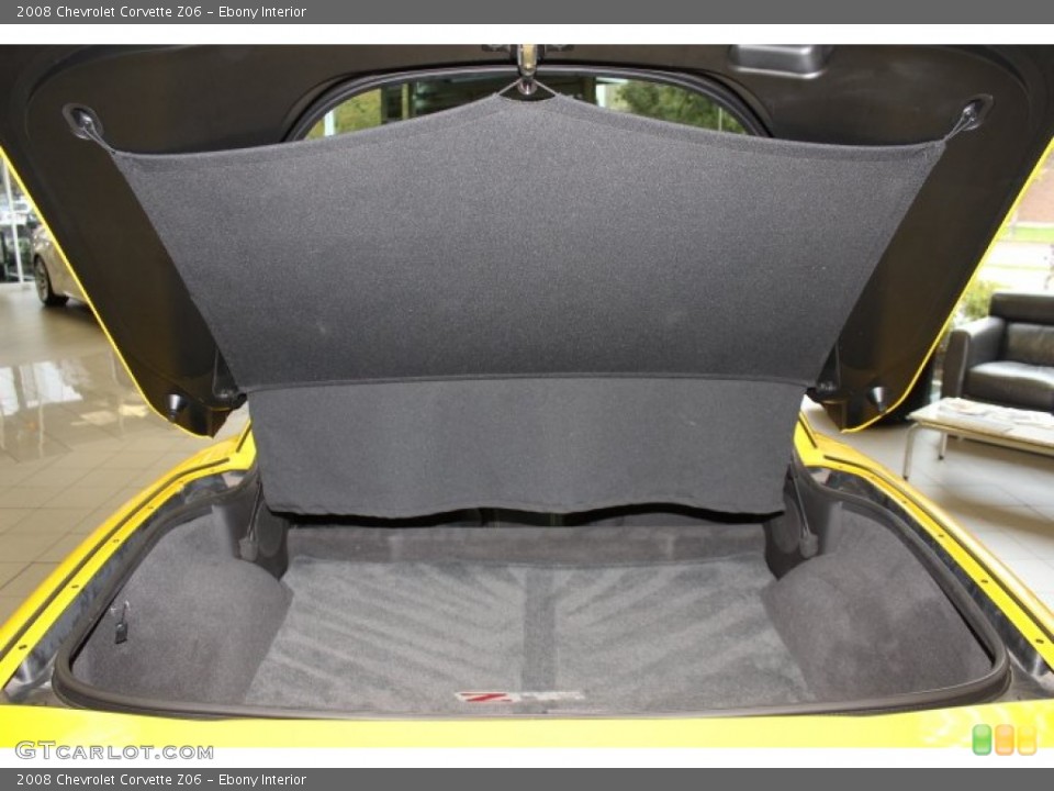 Ebony Interior Trunk for the 2008 Chevrolet Corvette Z06 #72607541