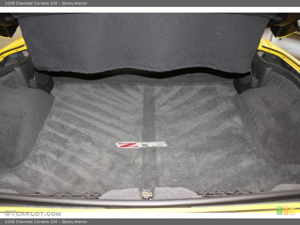 Ebony Interior Trunk for the 2008 Chevrolet Corvette Z06 #72607564