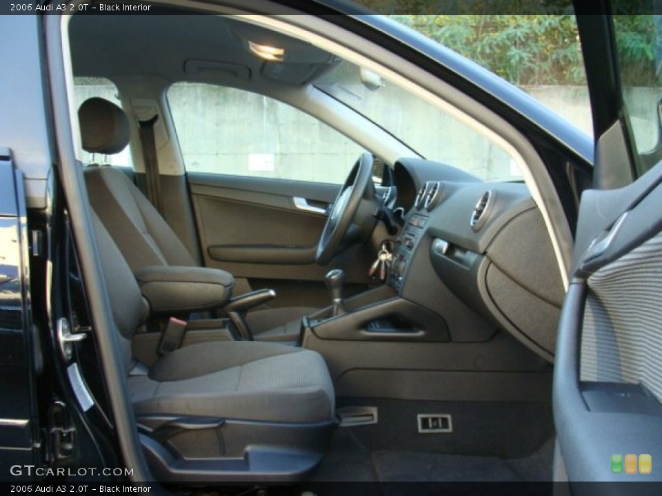 Black Interior Photo for the 2006 Audi A3 2.0T #72607910