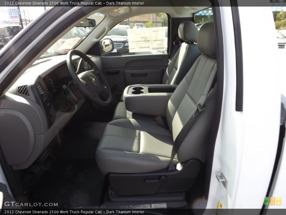 Dark Titanium Interior Front Seat for the 2013 Chevrolet Silverado 1500 Work Truck Regular Cab #72607943