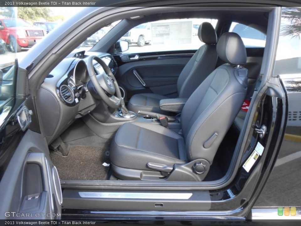 Titan Black Interior Photo for the 2013 Volkswagen Beetle TDI #72608969