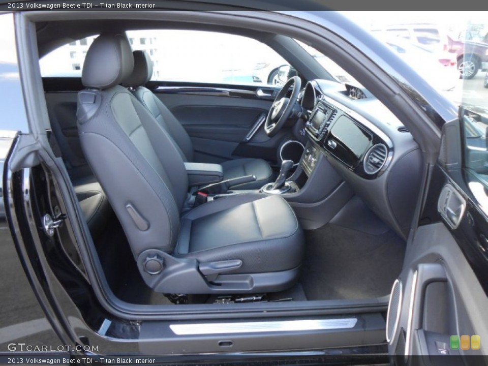 Titan Black Interior Photo for the 2013 Volkswagen Beetle TDI #72609016