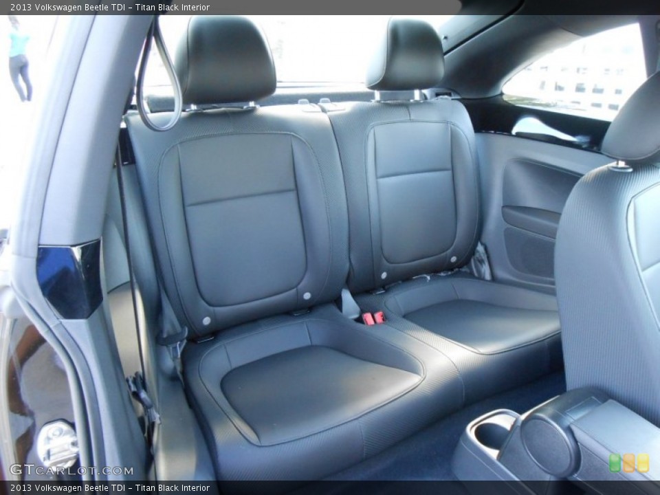 Titan Black Interior Rear Seat for the 2013 Volkswagen Beetle TDI #72609041