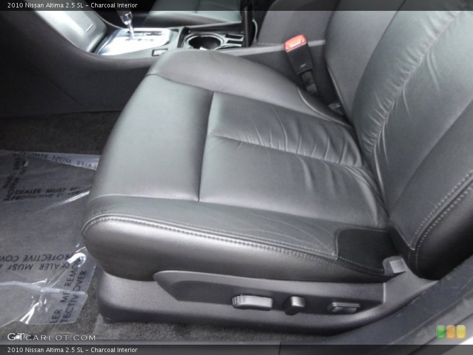 Charcoal Interior Front Seat for the 2010 Nissan Altima 2.5 SL #72611674