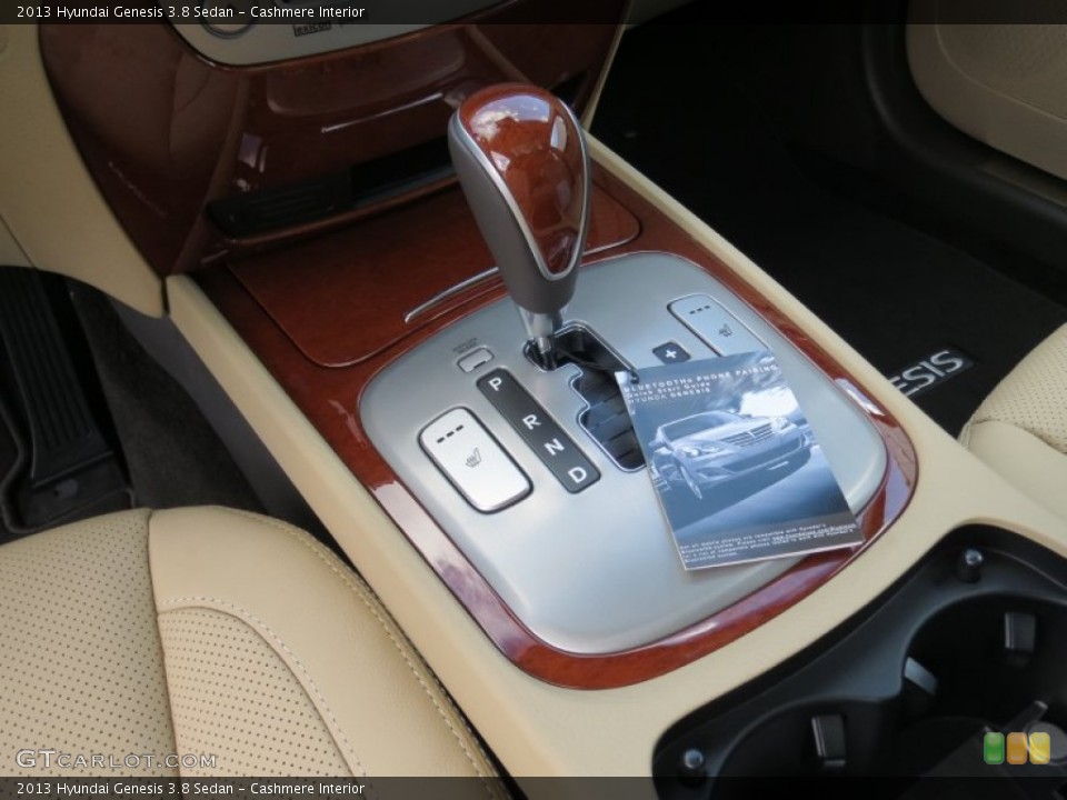 Cashmere Interior Transmission for the 2013 Hyundai Genesis 3.8 Sedan #72614915