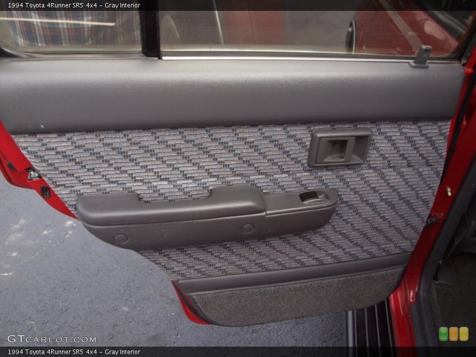 Gray Interior Door Panel For The 1994 Toyota 4runner Sr5 4x4