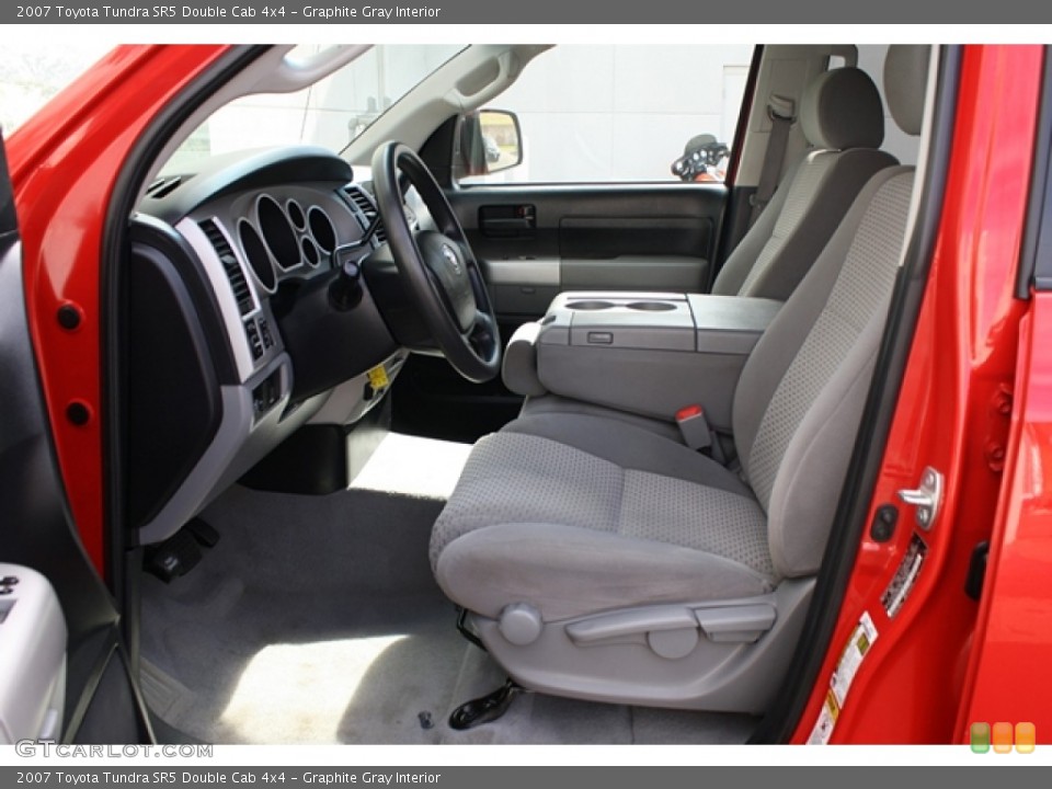 Graphite Gray Interior Photo for the 2007 Toyota Tundra SR5 Double Cab 4x4 #72616650
