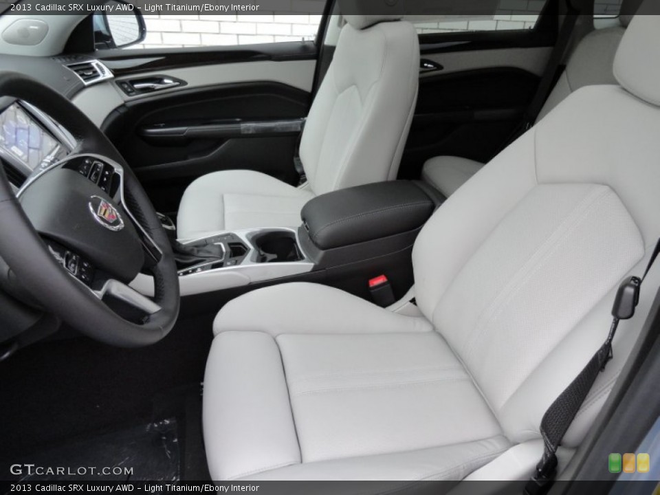 Light Titanium/Ebony Interior Front Seat for the 2013 Cadillac SRX Luxury AWD #72616724