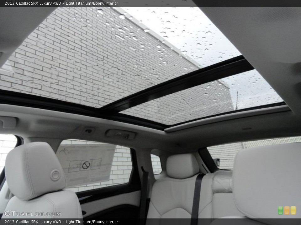 Light Titanium/Ebony Interior Sunroof for the 2013 Cadillac SRX Luxury AWD #72616740