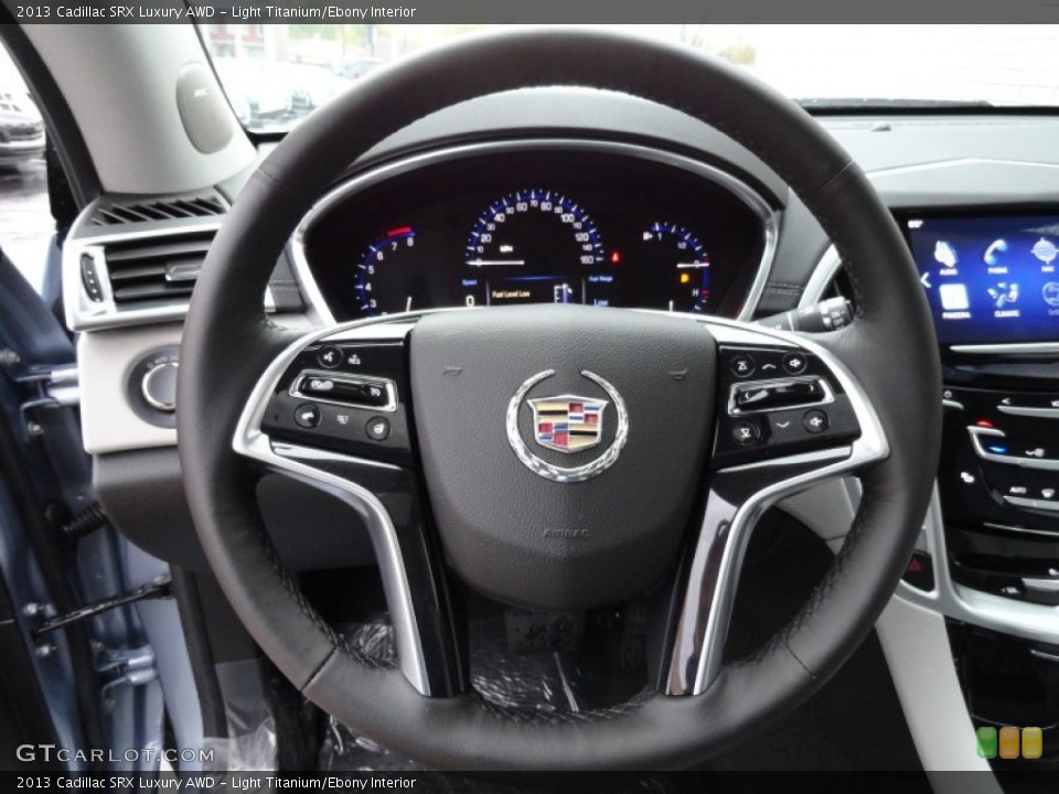 Light Titanium/Ebony Interior Steering Wheel for the 2013 Cadillac SRX Luxury AWD #72616835