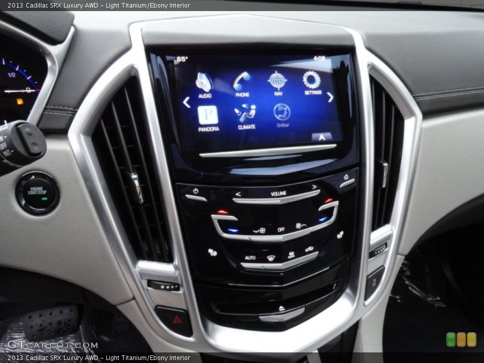 Light Titanium/Ebony Interior Controls for the 2013 Cadillac SRX Luxury AWD #72616889