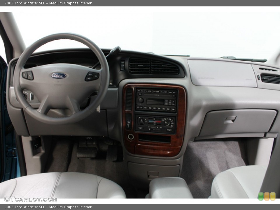 Medium Graphite Interior Dashboard for the 2003 Ford Windstar SEL #72617555