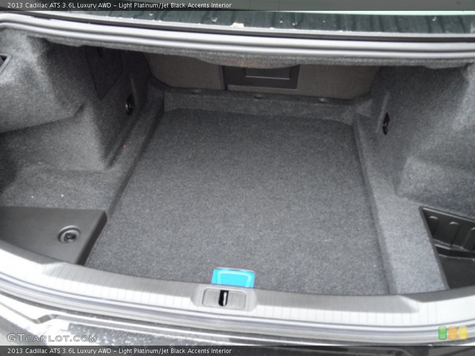 Light Platinum/Jet Black Accents Interior Trunk for the 2013 Cadillac ATS 3.6L Luxury AWD #72617646