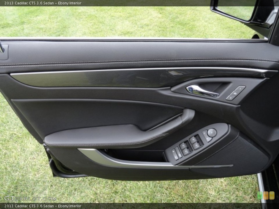 Ebony Interior Door Panel for the 2013 Cadillac CTS 3.6 Sedan #72618287