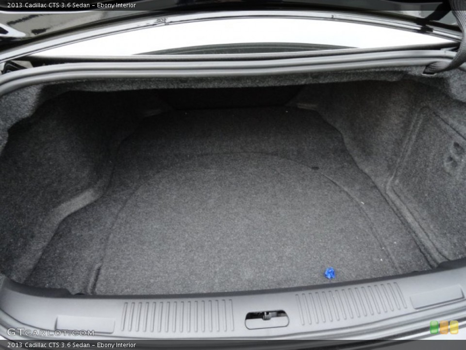 Ebony Interior Trunk for the 2013 Cadillac CTS 3.6 Sedan #72618305