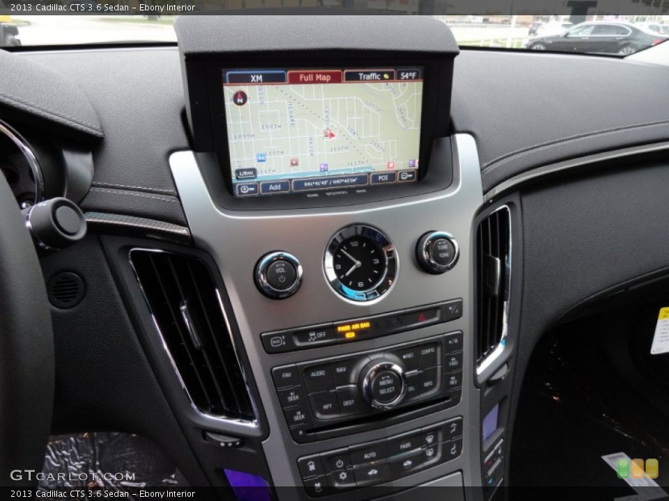 Ebony Interior Controls for the 2013 Cadillac CTS 3.6 Sedan #72618343