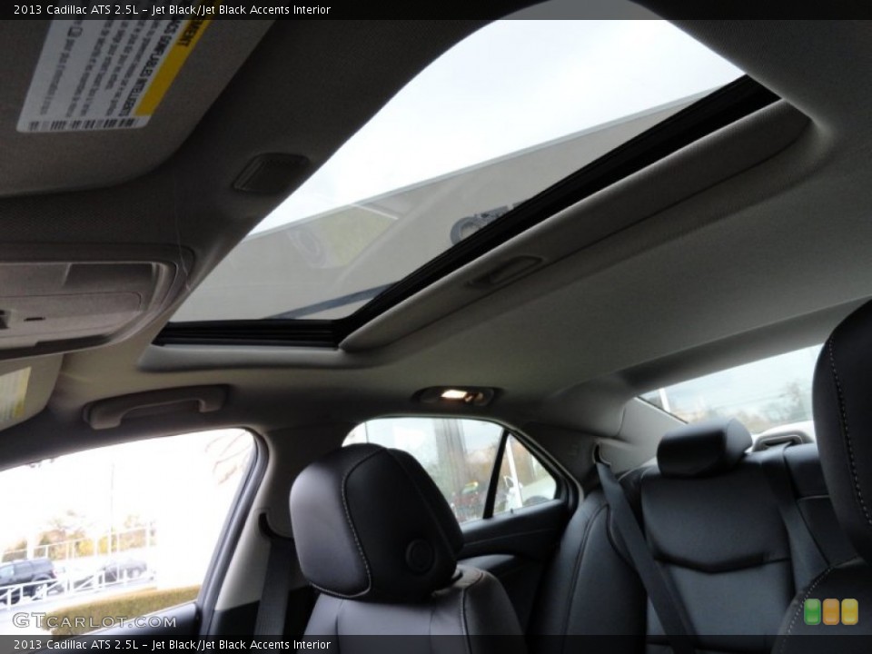 Jet Black/Jet Black Accents Interior Sunroof for the 2013 Cadillac ATS 2.5L #72618752