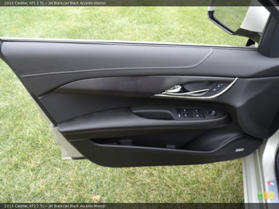 Jet Black/Jet Black Accents Interior Door Panel for the 2013 Cadillac ATS 2.5L #72618775