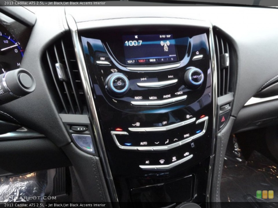 Jet Black/Jet Black Accents Interior Controls for the 2013 Cadillac ATS 2.5L #72618896