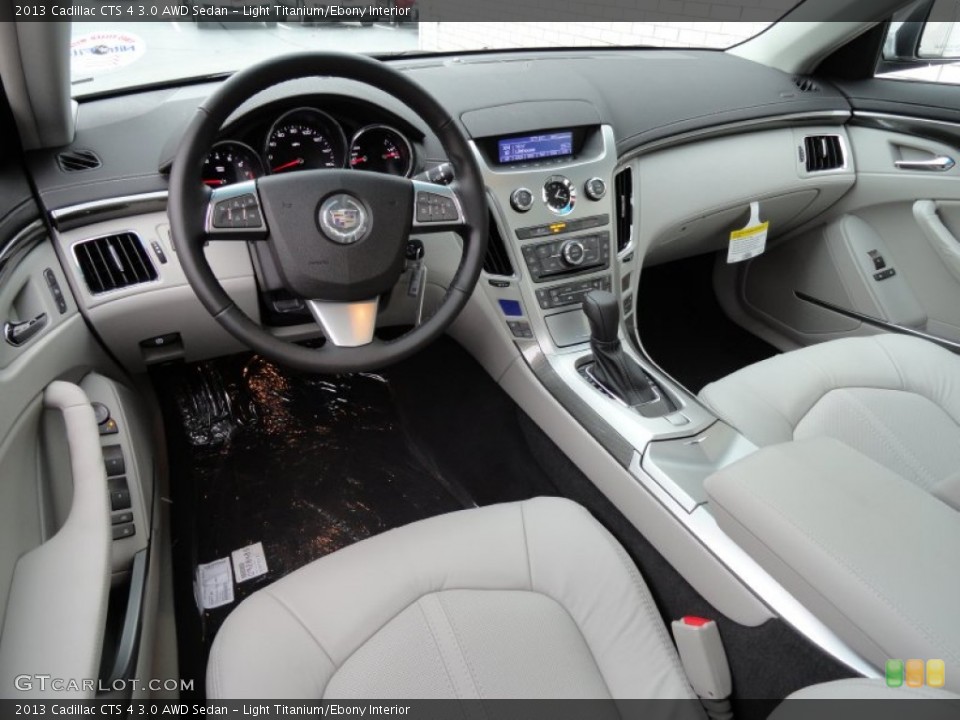 Light Titanium/Ebony Interior Prime Interior for the 2013 Cadillac CTS 4 3.0 AWD Sedan #72619144