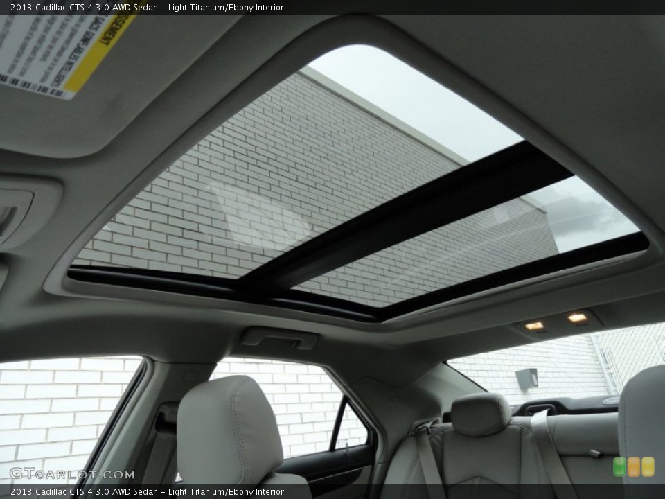 Light Titanium/Ebony Interior Sunroof for the 2013 Cadillac CTS 4 3.0 AWD Sedan #72619238