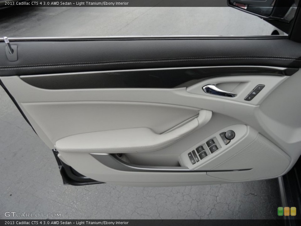 Light Titanium/Ebony Interior Door Panel for the 2013 Cadillac CTS 4 3.0 AWD Sedan #72619263