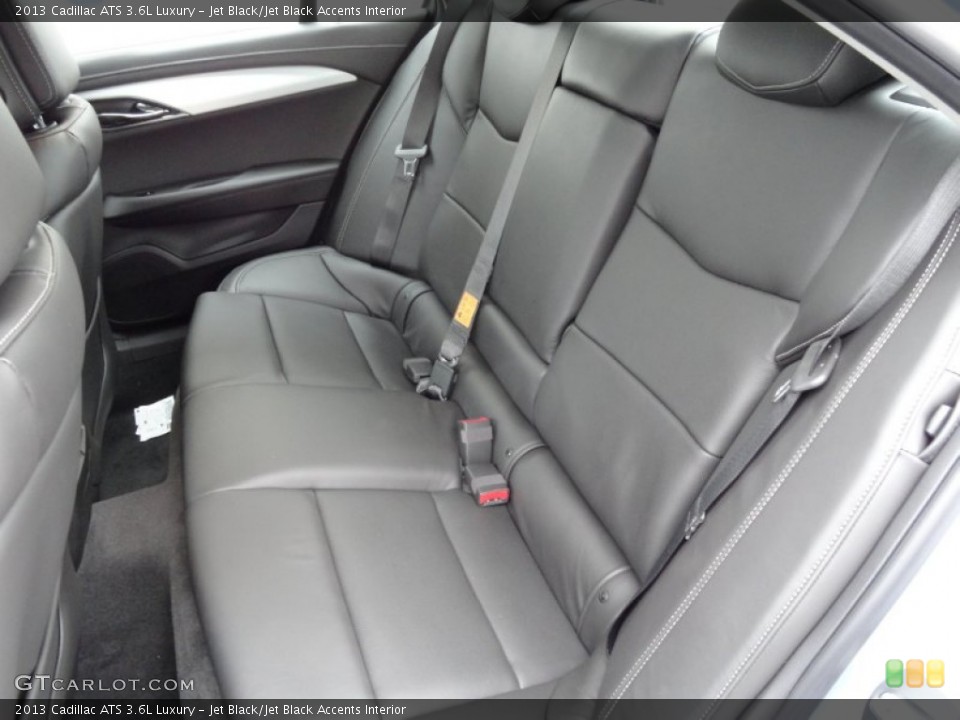 Jet Black/Jet Black Accents Interior Rear Seat for the 2013 Cadillac ATS 3.6L Luxury #72619764